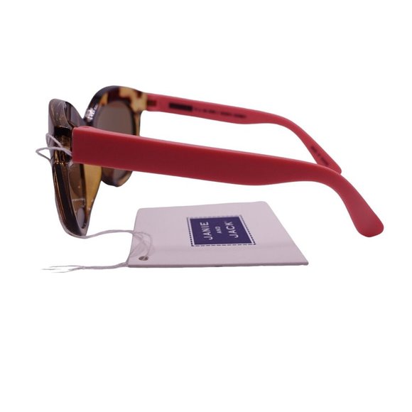 NWT Janie And Jack Cat Eye Sunglasses Girls 0-2 Years Tortoiseshell Pink - Picture 4 of 8